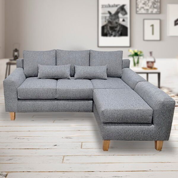 sofa familiar en l comodo de diseño tradicional para dividir livings modernos