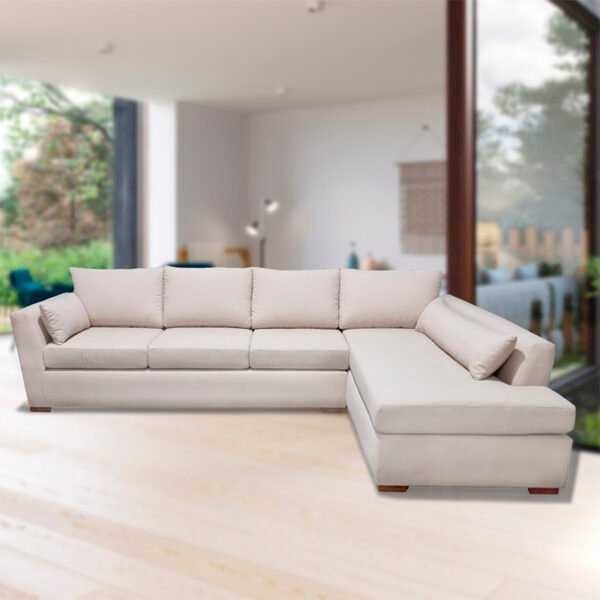 sofa esquinero familiar para decorar living