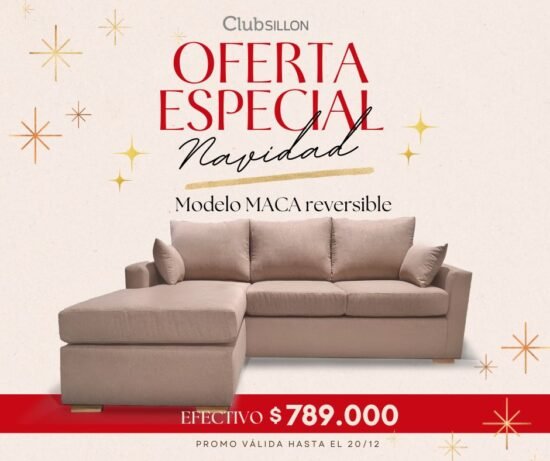 sillon 3 cuerpos en oferta y rinconero reversible